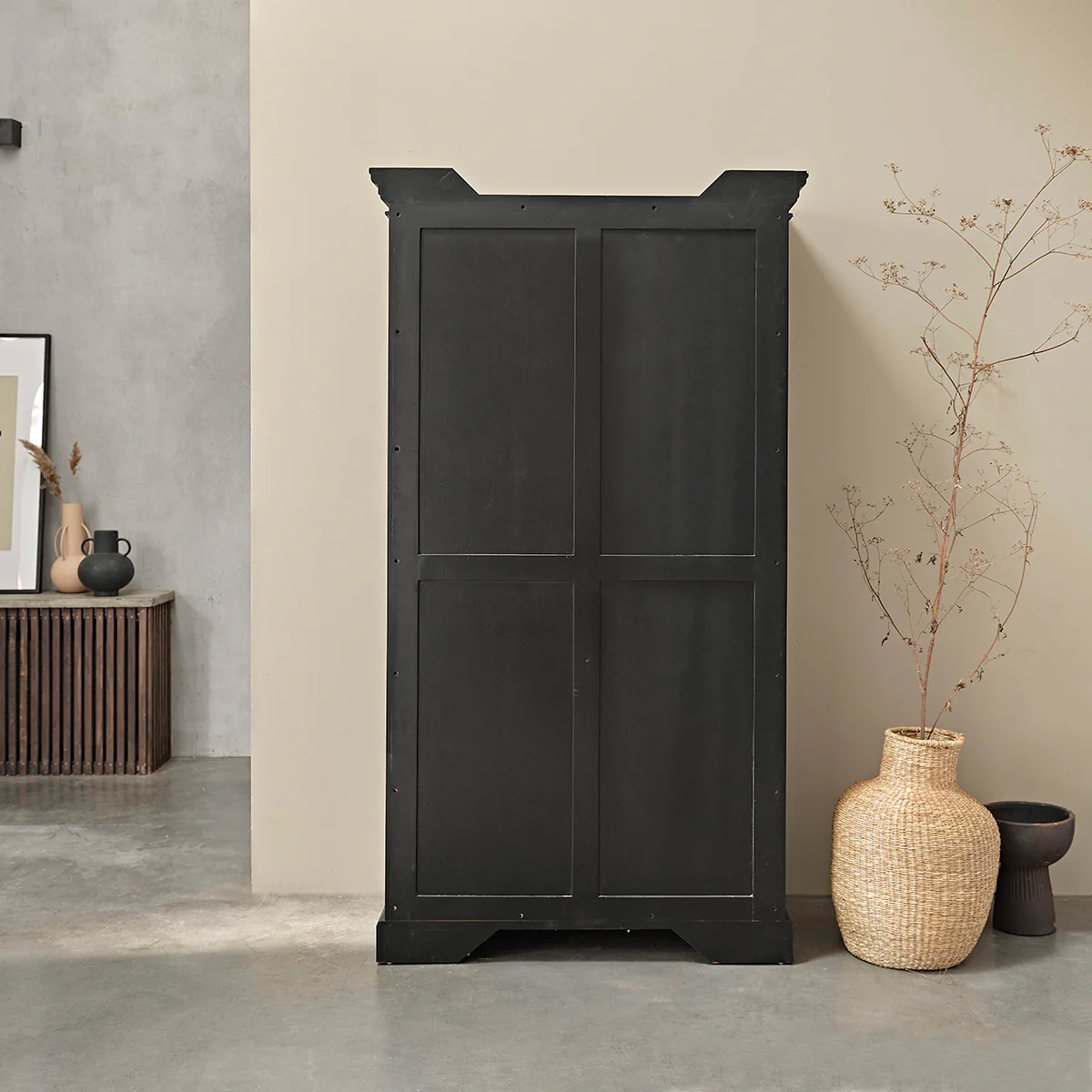 Armario de caoba maciza 190 cm - Image 7
