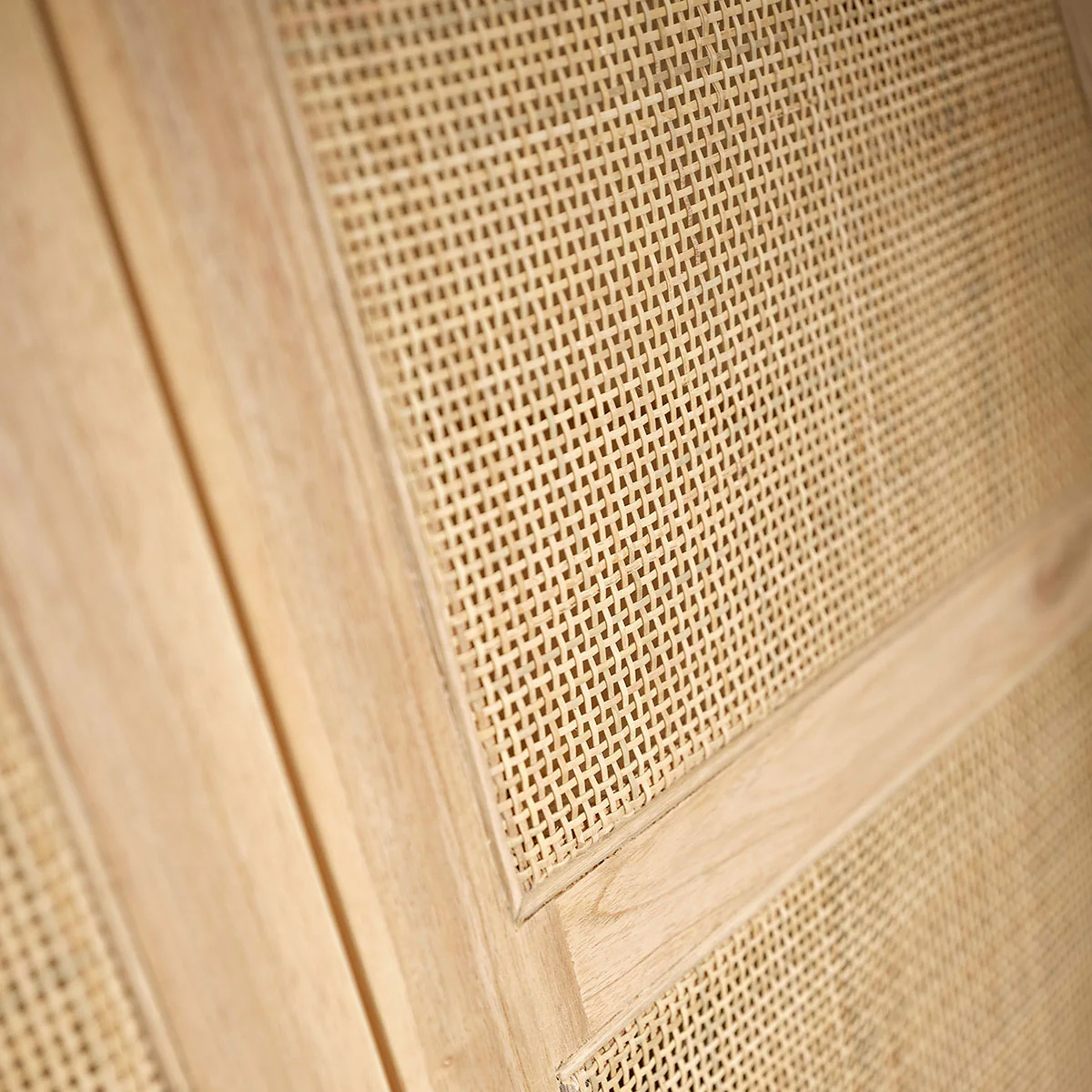 Armario de mindi macizo y rejilla 90 cm - Image 4