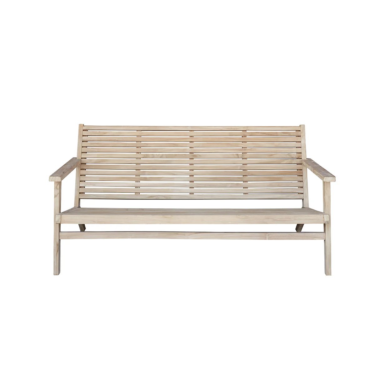 Banco de teca maciza de 160 cm - Image 2