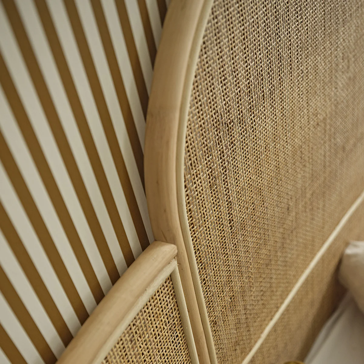 Cabecero de ratán y rejilla 160 cm - Image 5