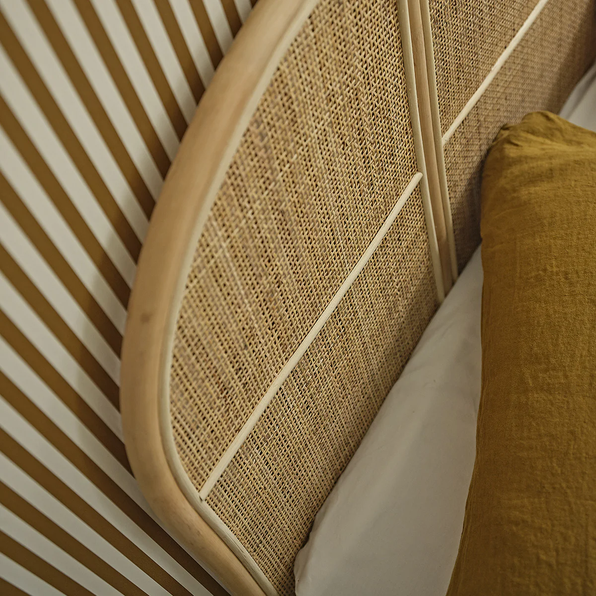 Cabecero de ratán y rejilla 160 cm - Image 6