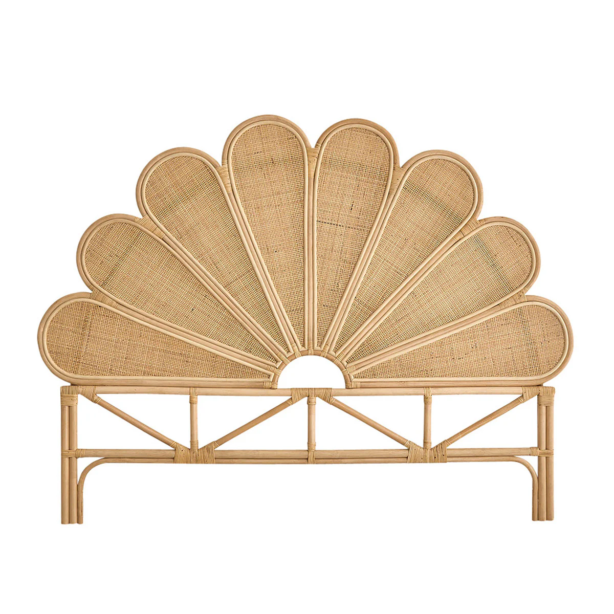 Cabecero de ratán y rejilla 160 cm - Image 2