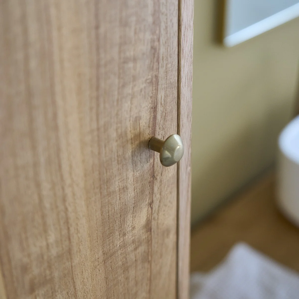 Columna de baño de mindi macizo suspendida 120 cm - Image 4