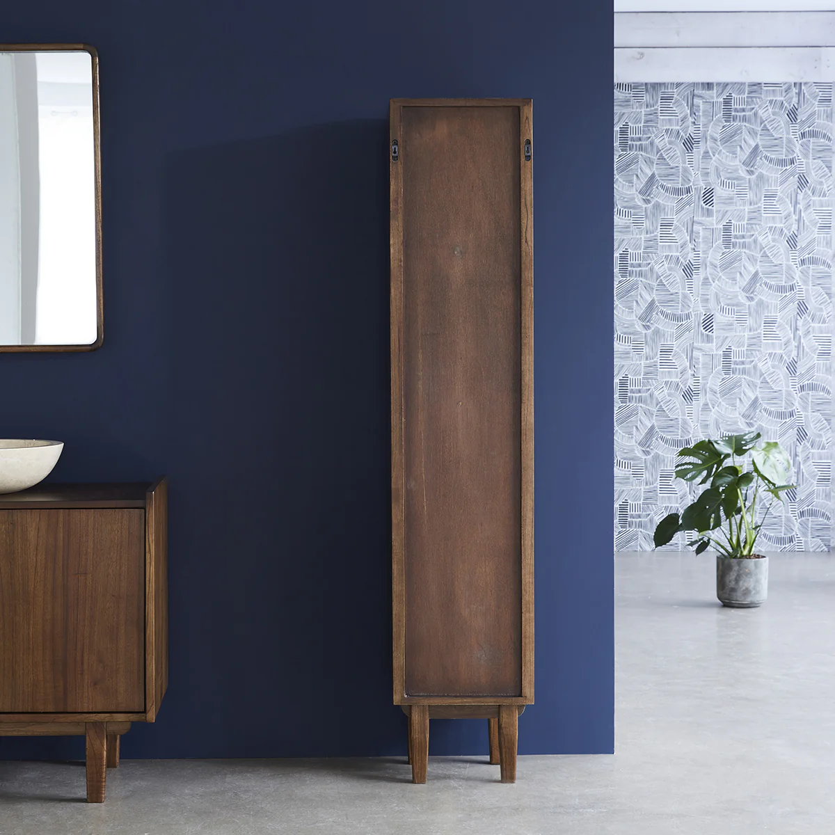 Columna de baño de mindi macizo 170 cm - Image 5