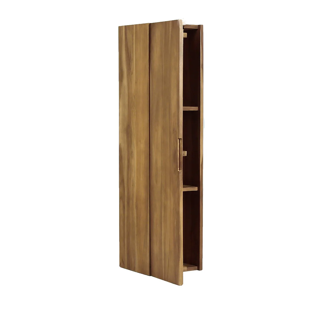 Columna de baño de teca maciza suspendida 120 cm - Image 3