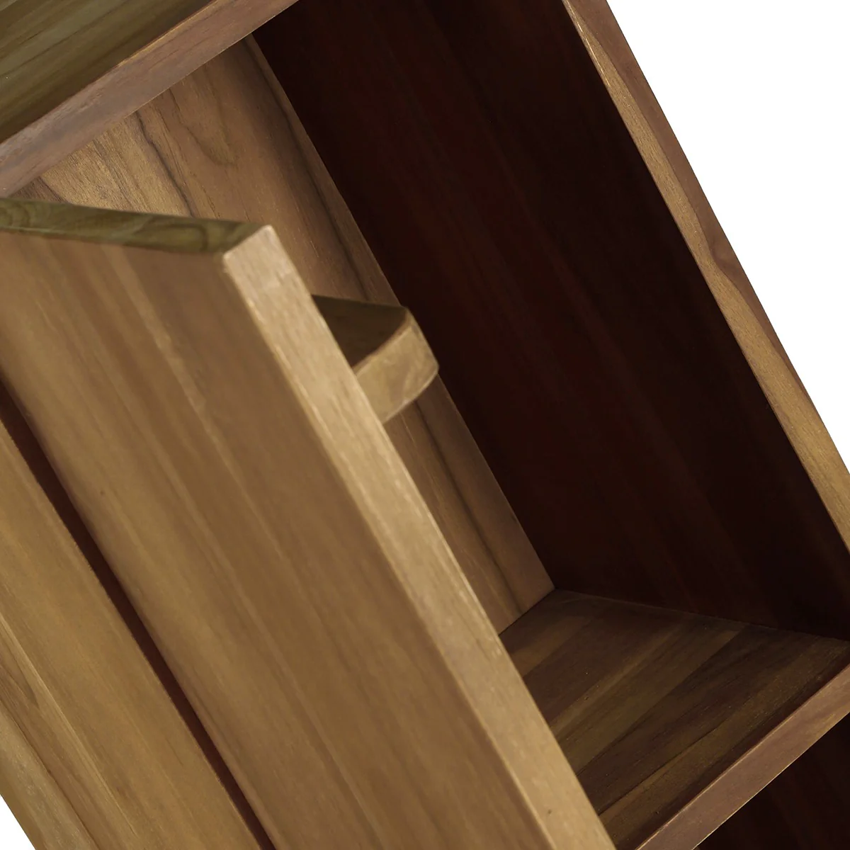 Columna de baño de teca maciza suspendida 120 cm - Image 4