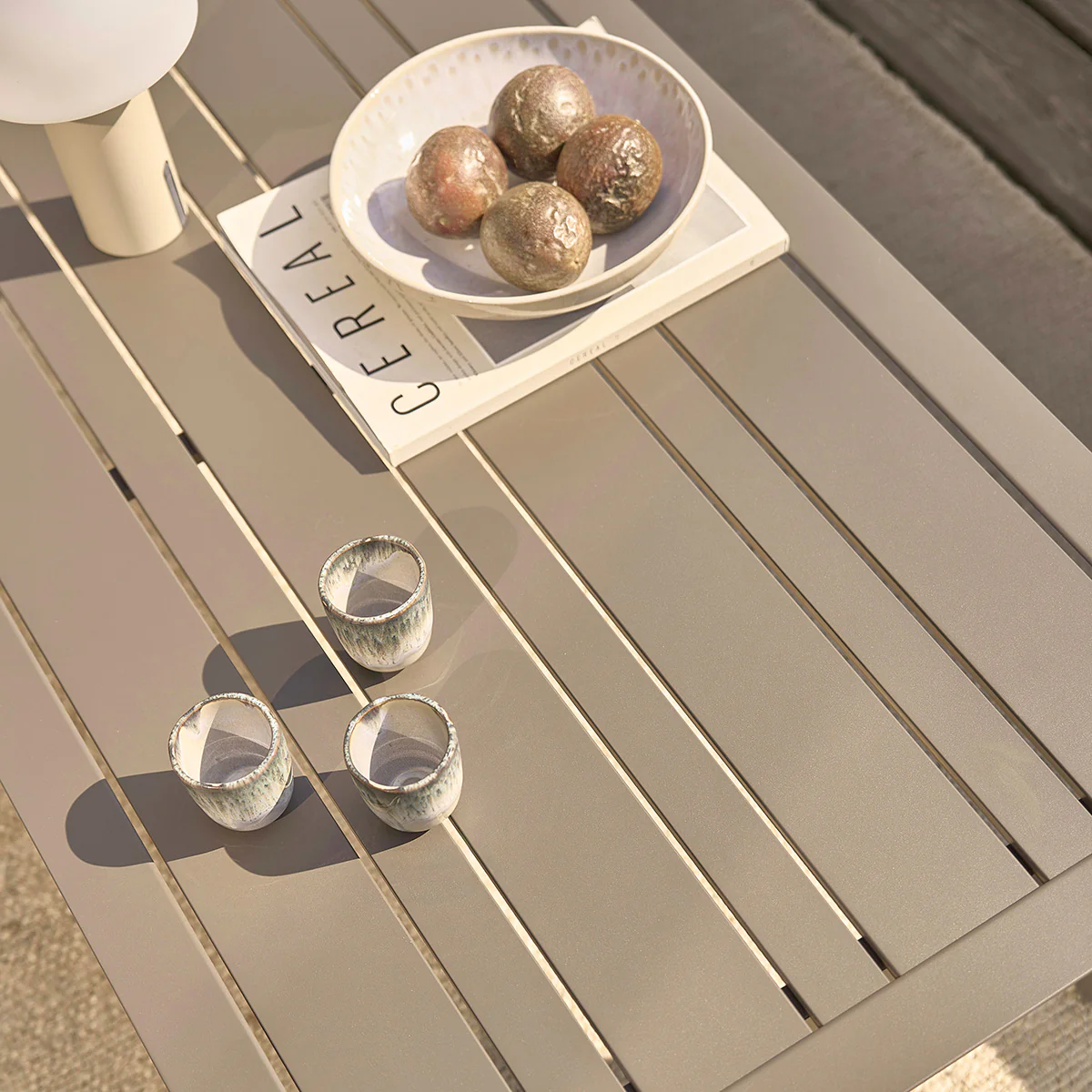 Conjunto de muebles de jardín bajo de aluminio - Image 6