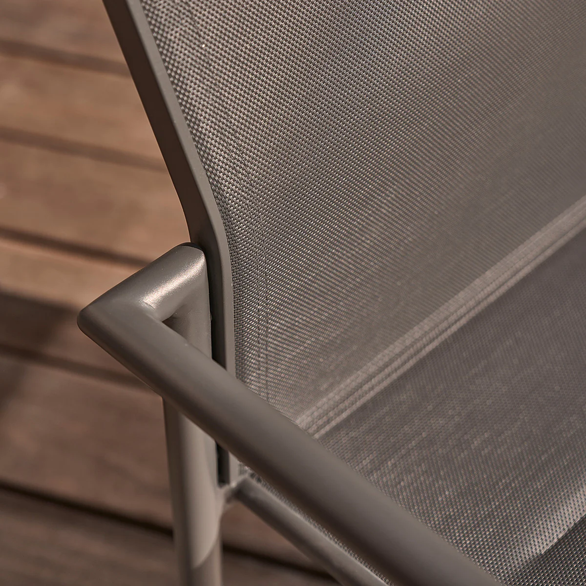 Conjunto de muebles de jardín de aluminio extensible gris para 6/8 pers. - Image 8