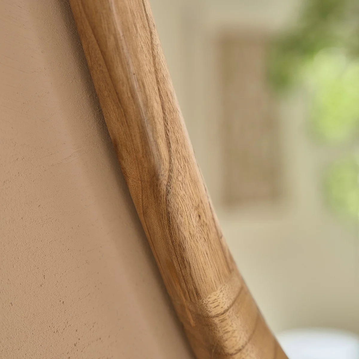 Espejo decorativo de mindi macizo de 90 cm - Image 3