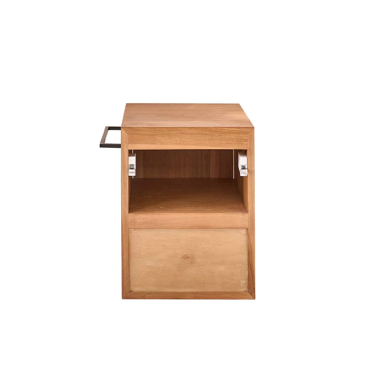 Lavabo suspendido de teca maciza 35 cm - Image 6