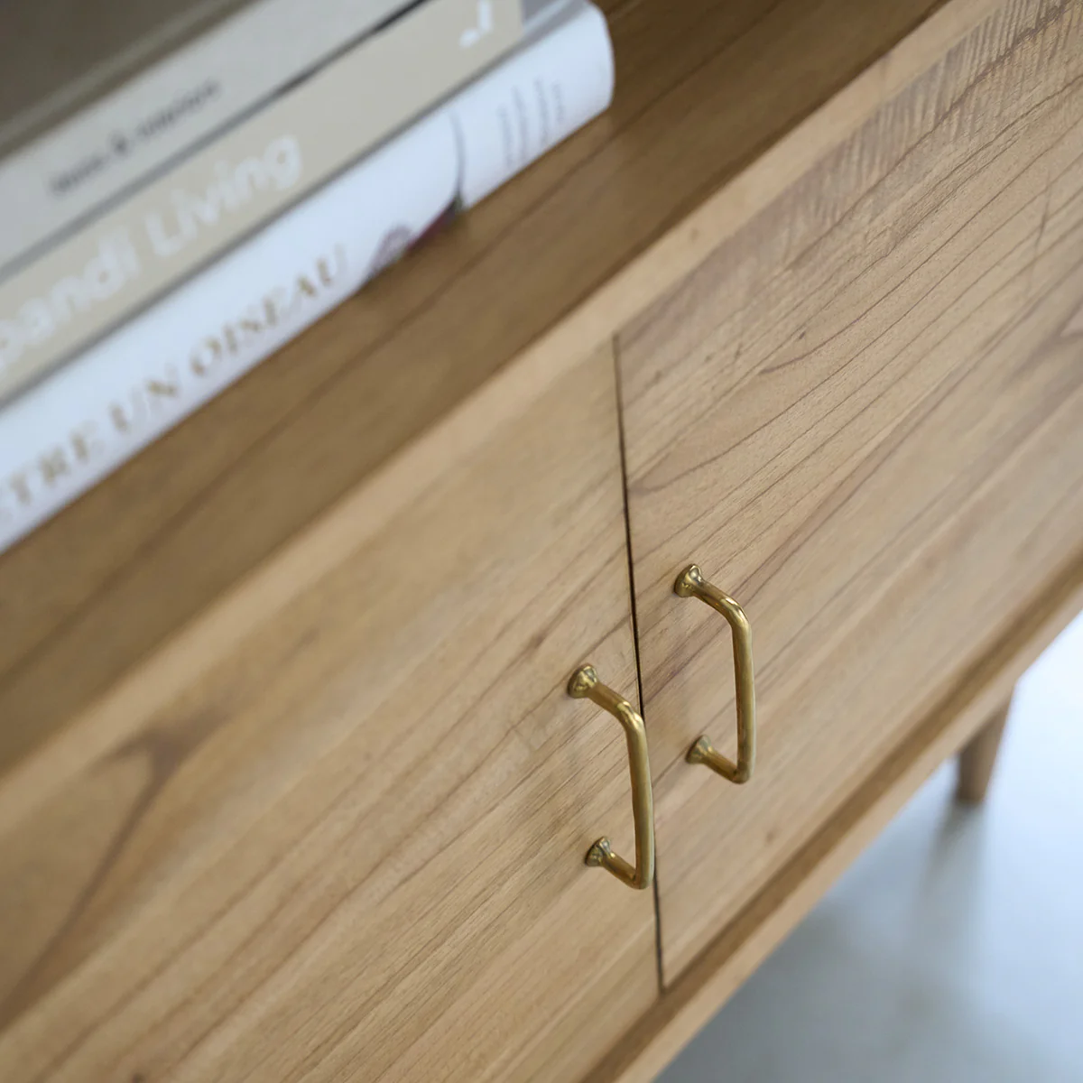 Librería de mindi macizo 85 cm - Image 6