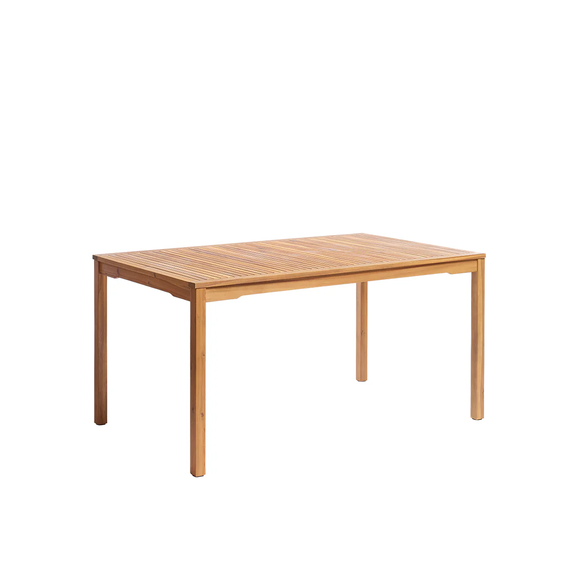 Mesa de jardín de madera maciza de acacia aceitada, 150 cm - Image 2