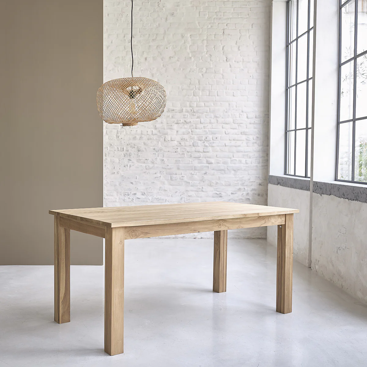 Mesa de teca maciza 8 pers. - Image 4