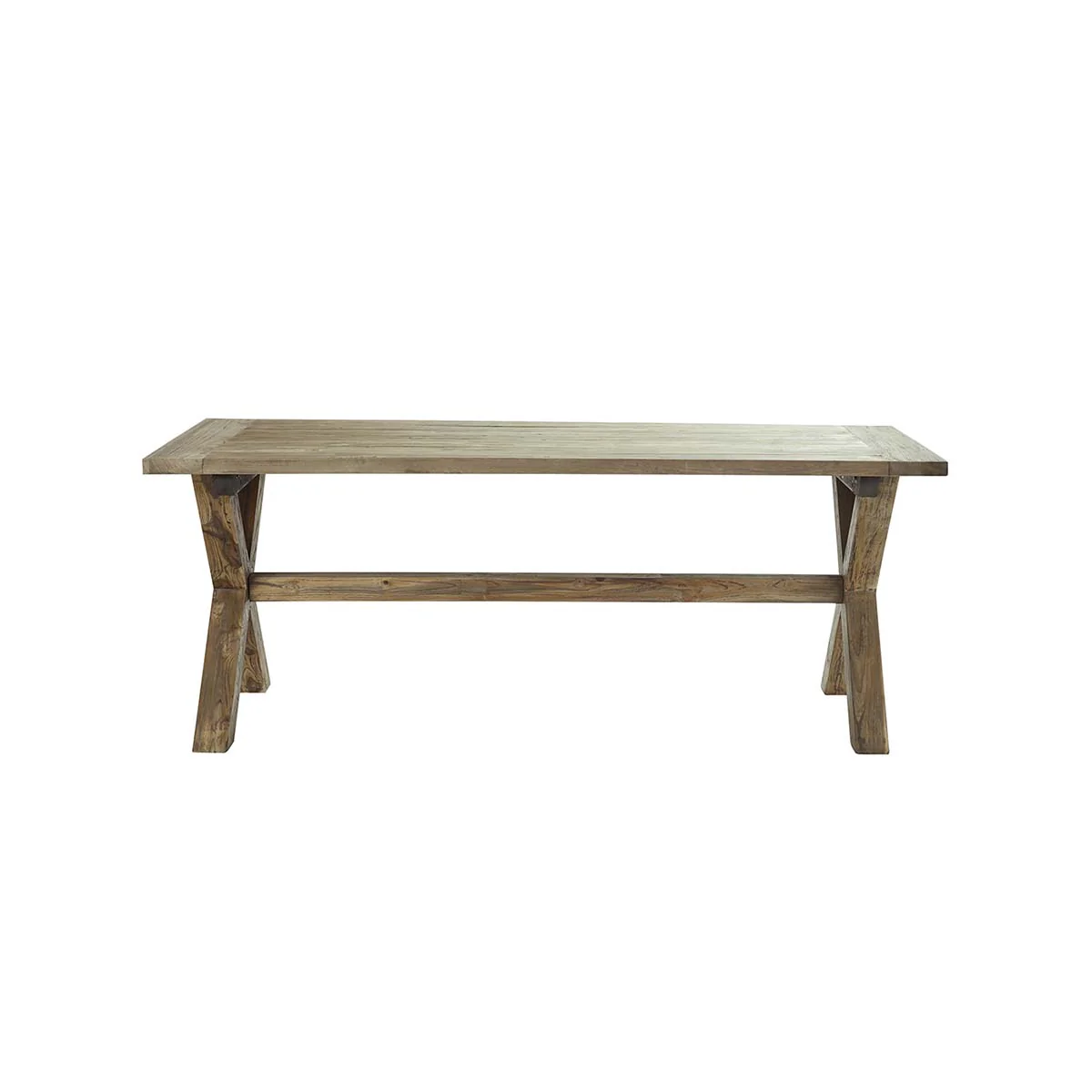 Mesa de teca maciza reciclada para 6 pers. - Image 2