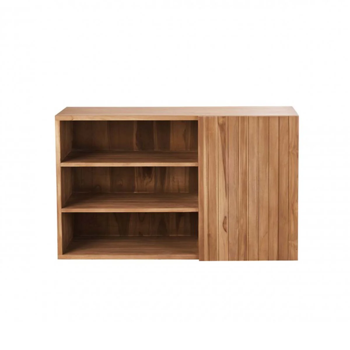 Mueble de lavabo de teca maciza 120 cm - Image 2