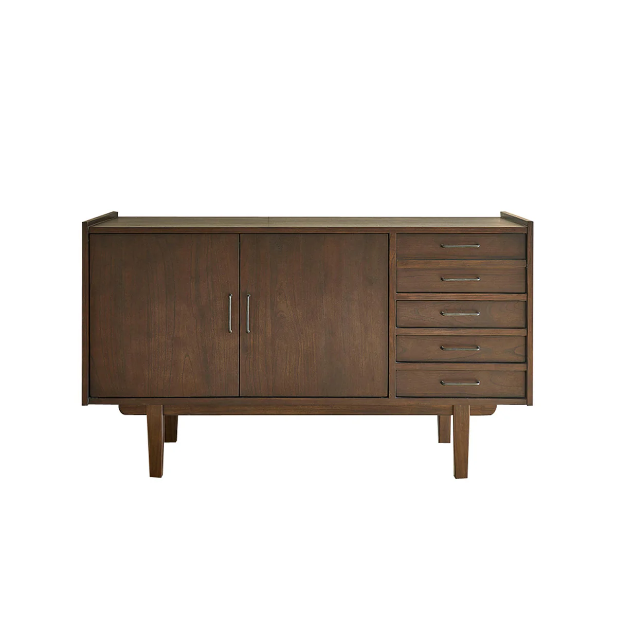 Mueble de baño de mindi macizo 135 cm cajones - Image 2