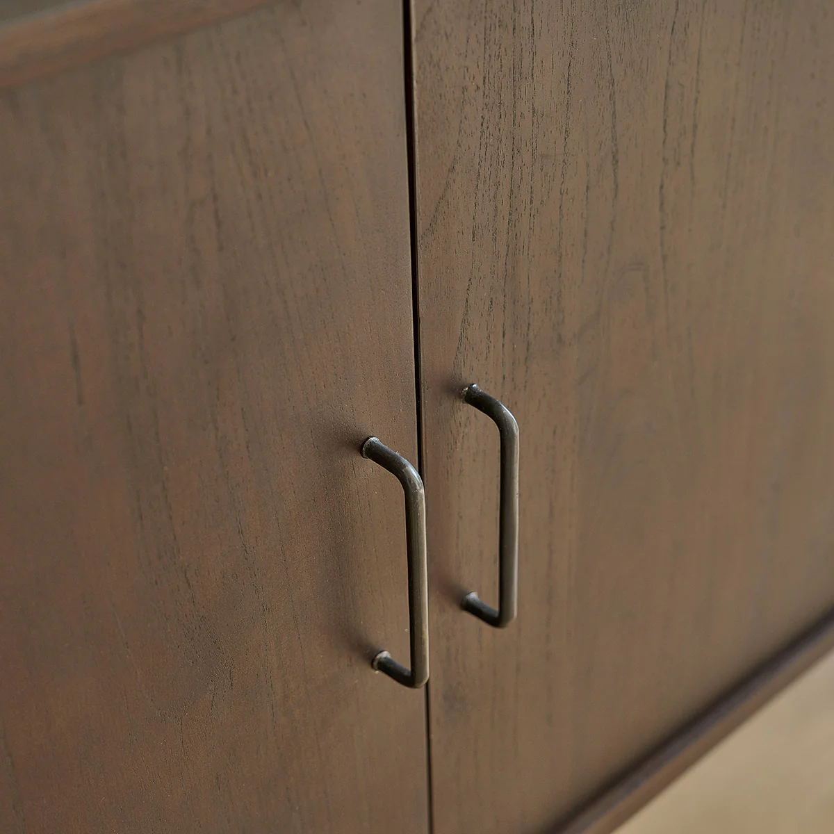 Mueble de baño de mindi macizo 135 cm cajones - Image 6