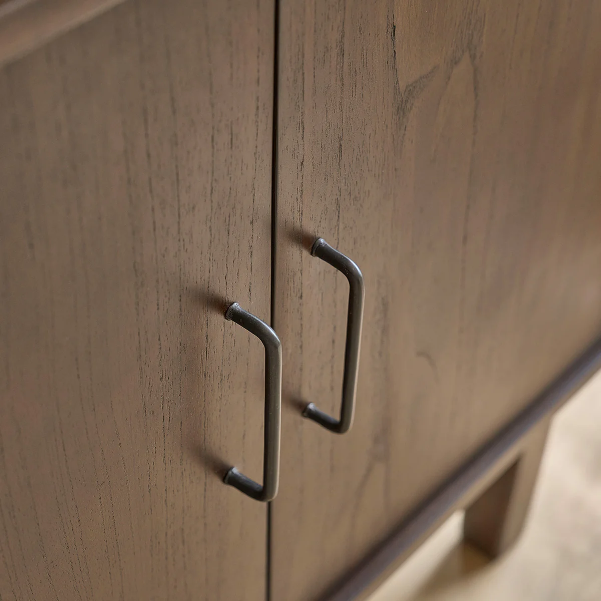 Mueble de baño de mindi macizo 90 cm - Image 6