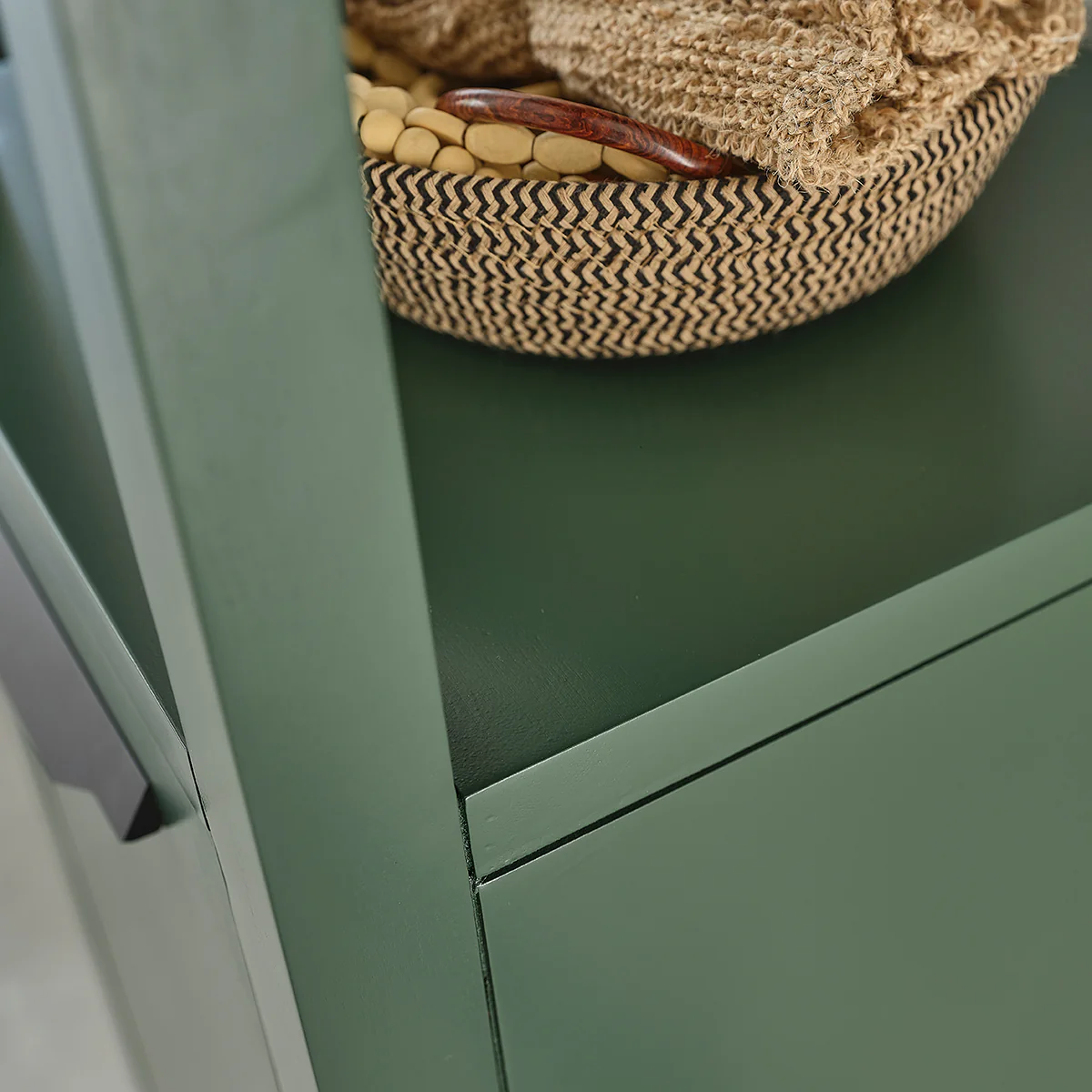 Columna de baño verde de acacia 160 cm - Image 5