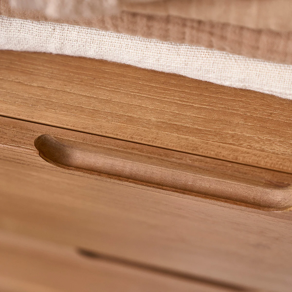 Mueble de baño de teca maciza 140 cm - Image 5