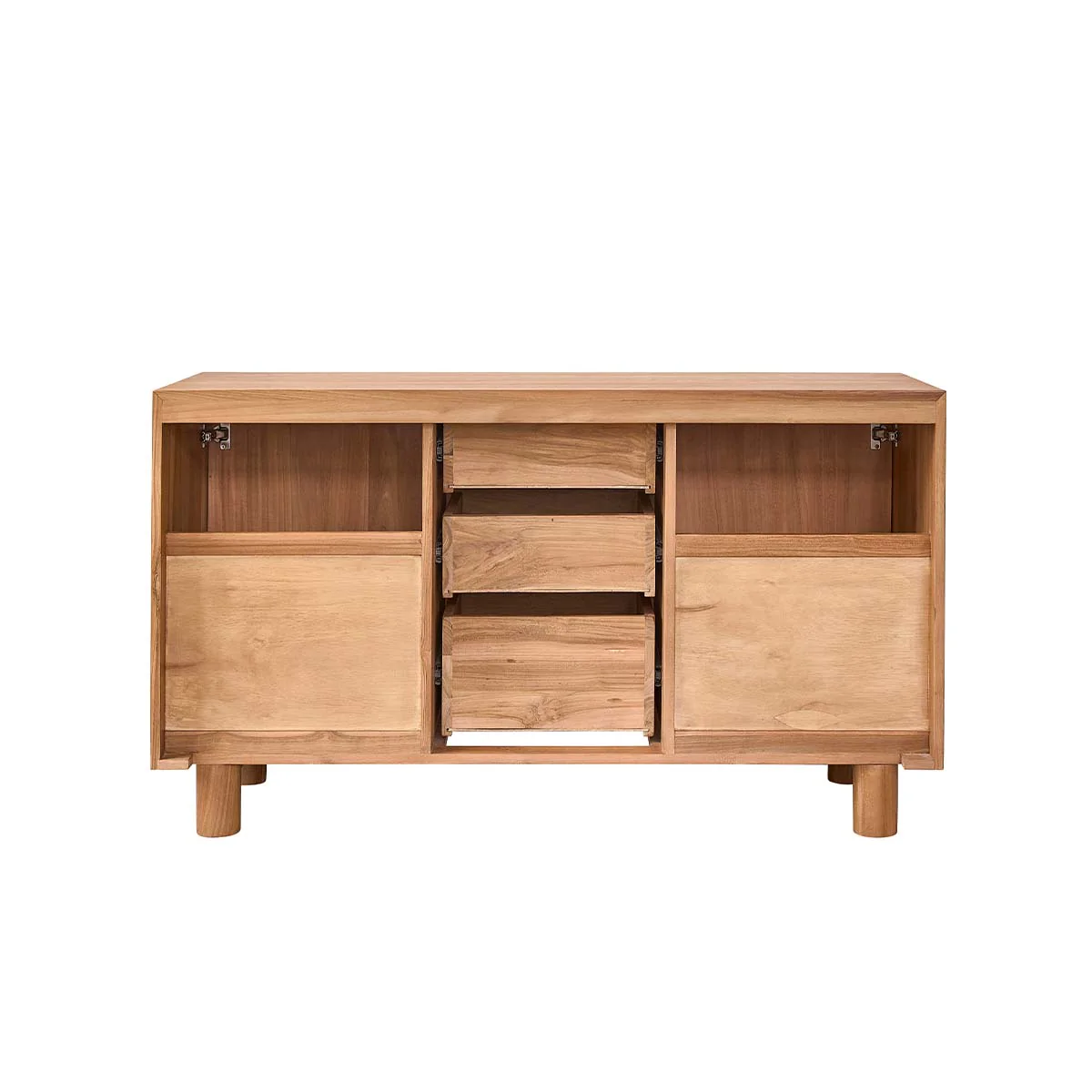 Mueble de baño de teca maciza 140 cm - Image 6