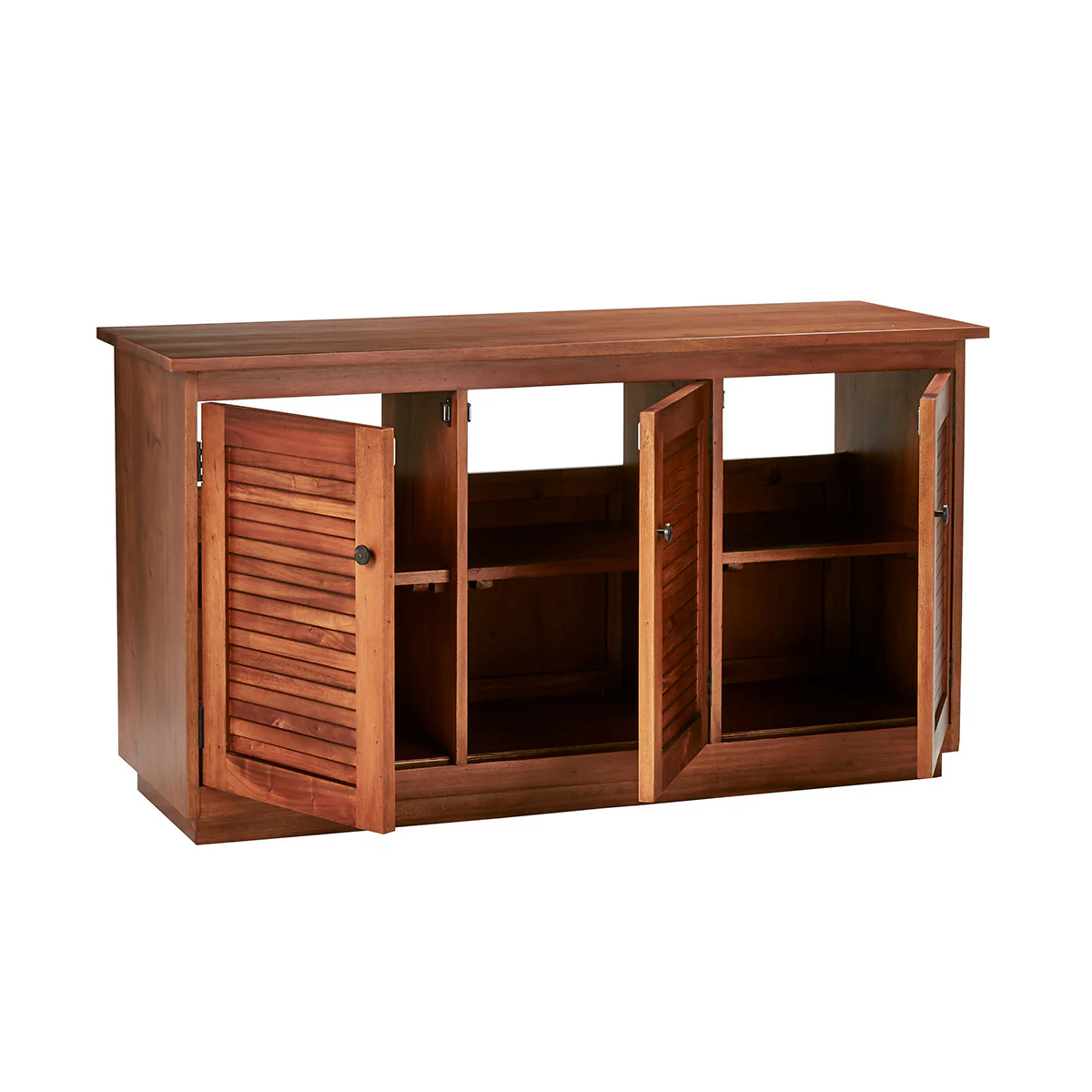 Mueble de lavabo de caoba maciza 140 cm - Image 3