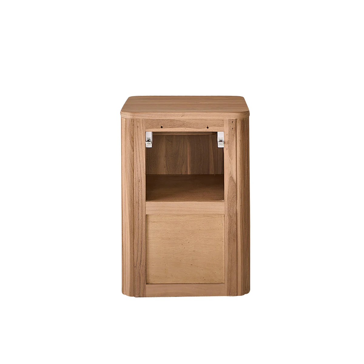 Mueble de lavabo suspendido de teca maciza 40 cm - Image 7