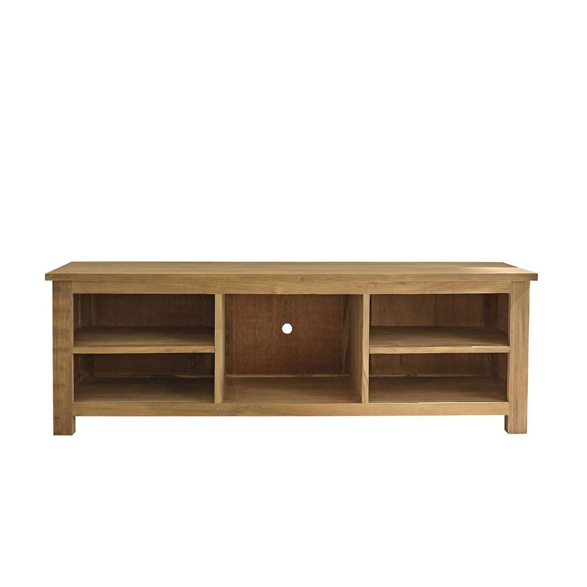 Mueble de TV de teca maciza de 150 cm - Image 2