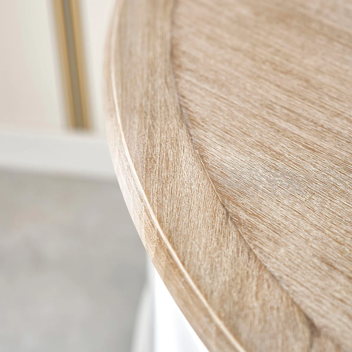 Mueble de TV de madera de caoba y teca blanco 160 cm - Image 6