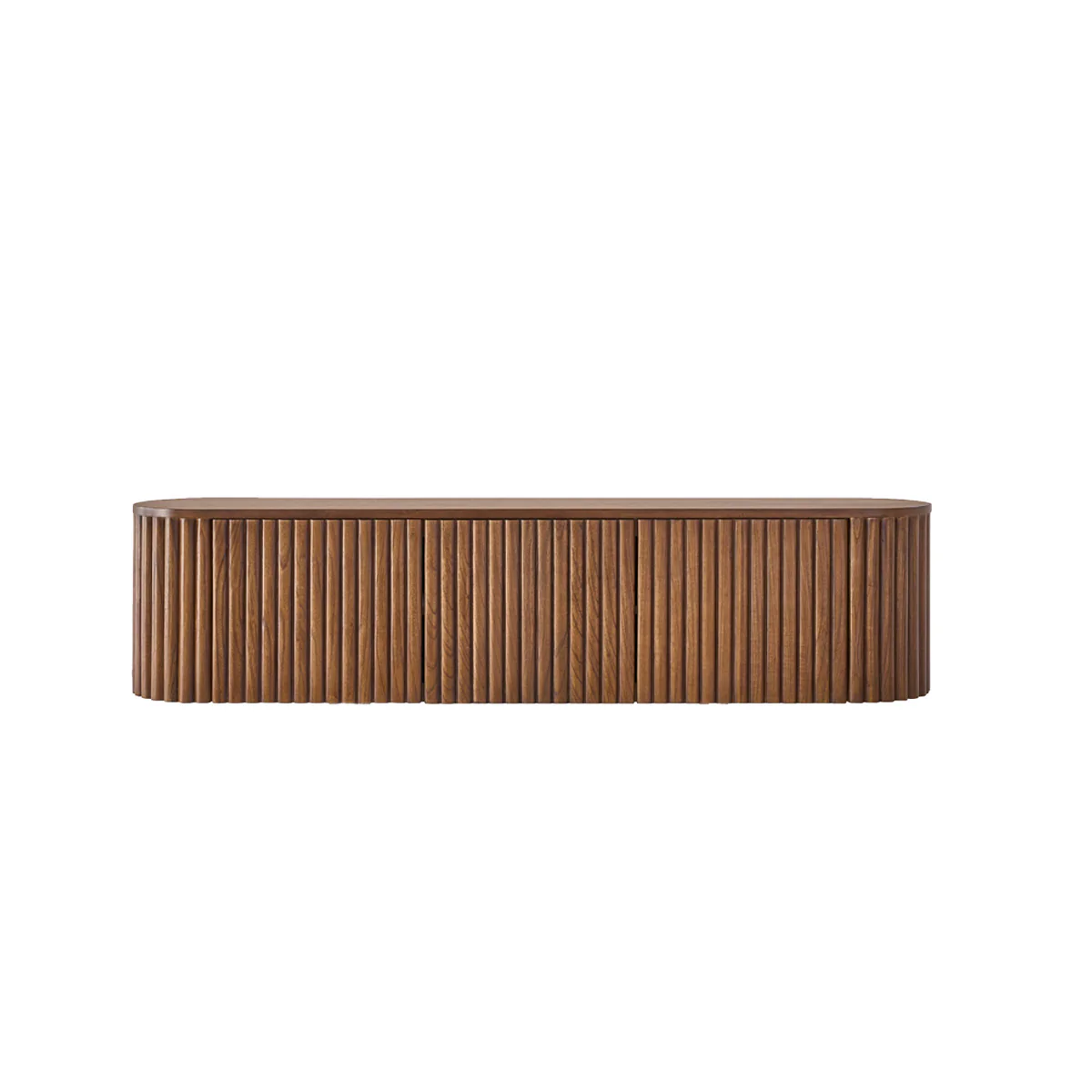 Mueble de TV suspendido de mindi macizo 170 cm - Image 2