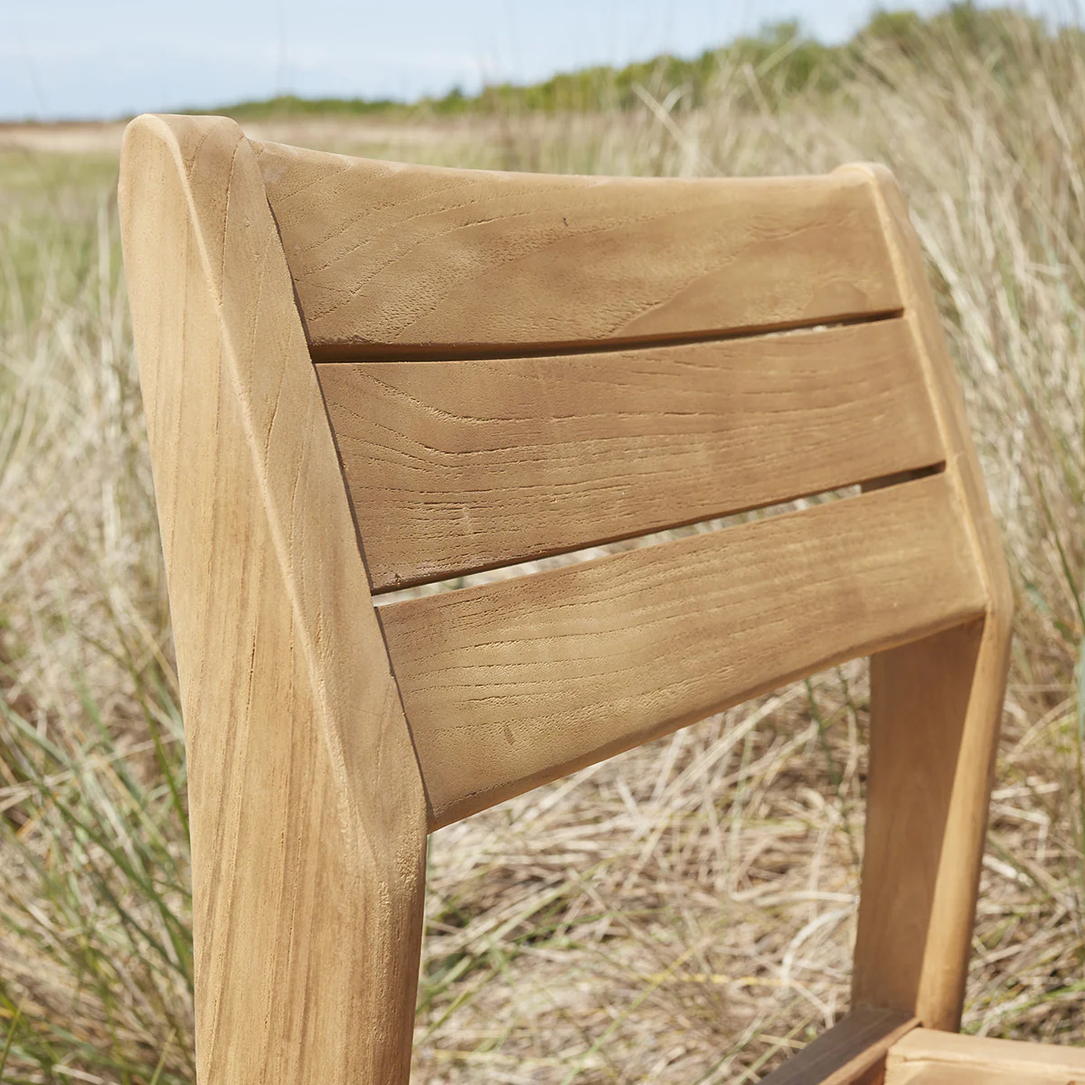 Silla de exterior de teca reciclada (juego de 2) - Image 5