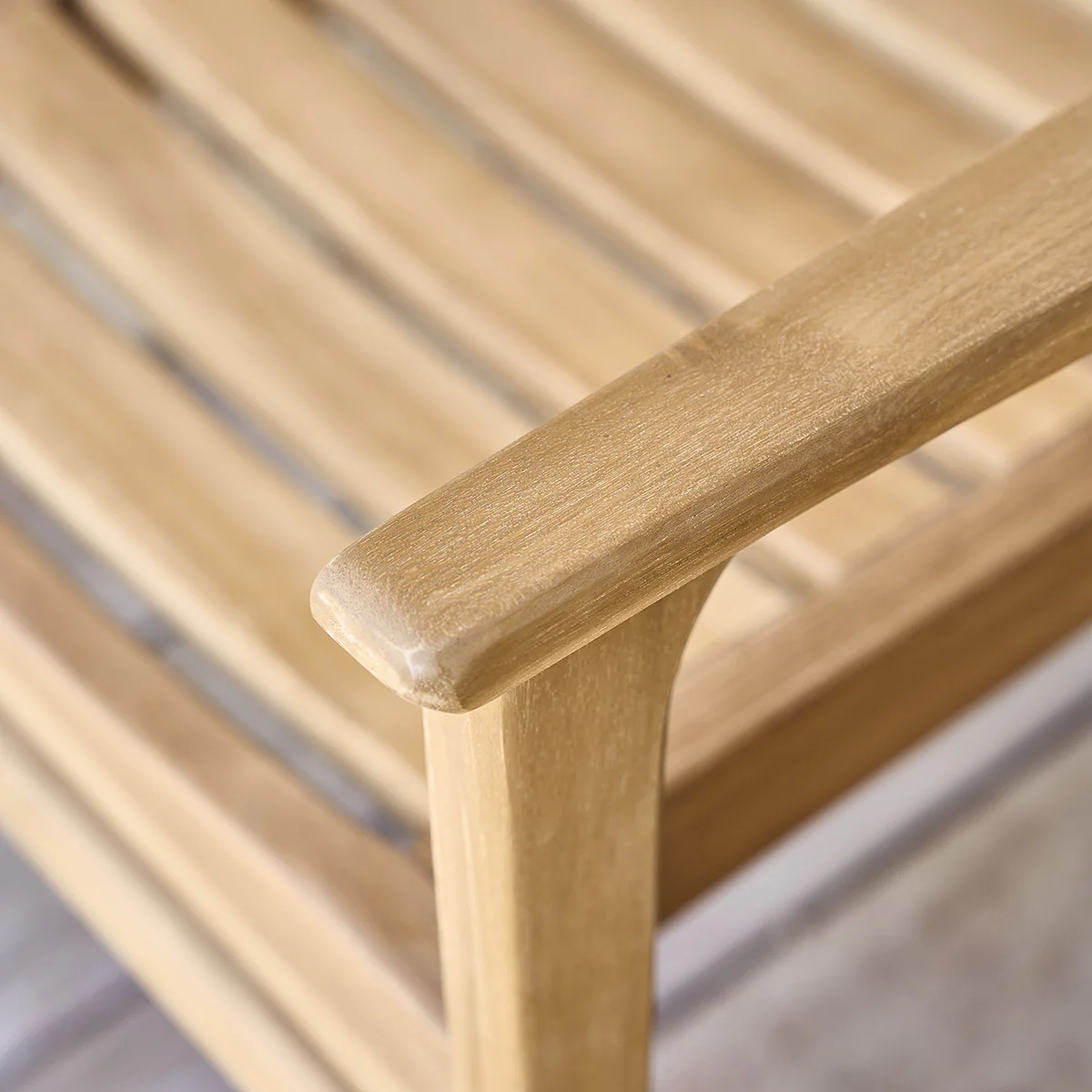 Sillón de exterior de teca maciza - Image 4