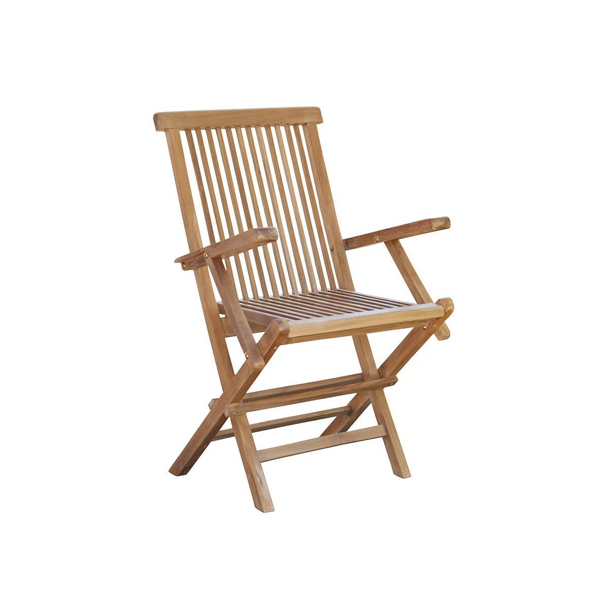 Sillón de exterior plegable de teca maciza - Image 2