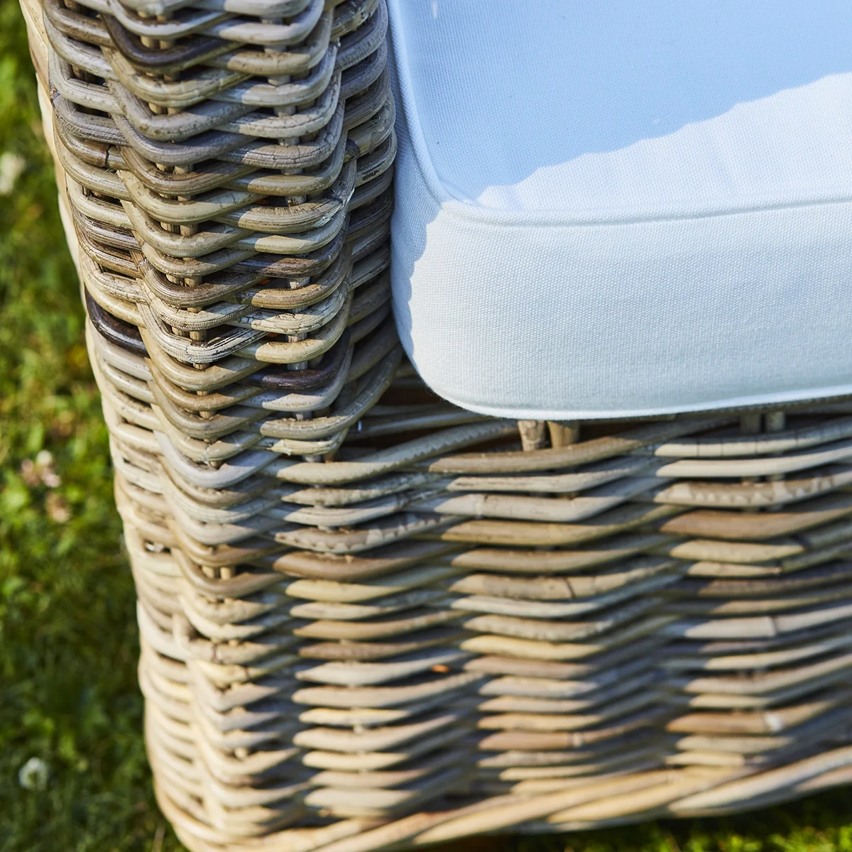 Sillón de jardín de kubu natural - Image 4