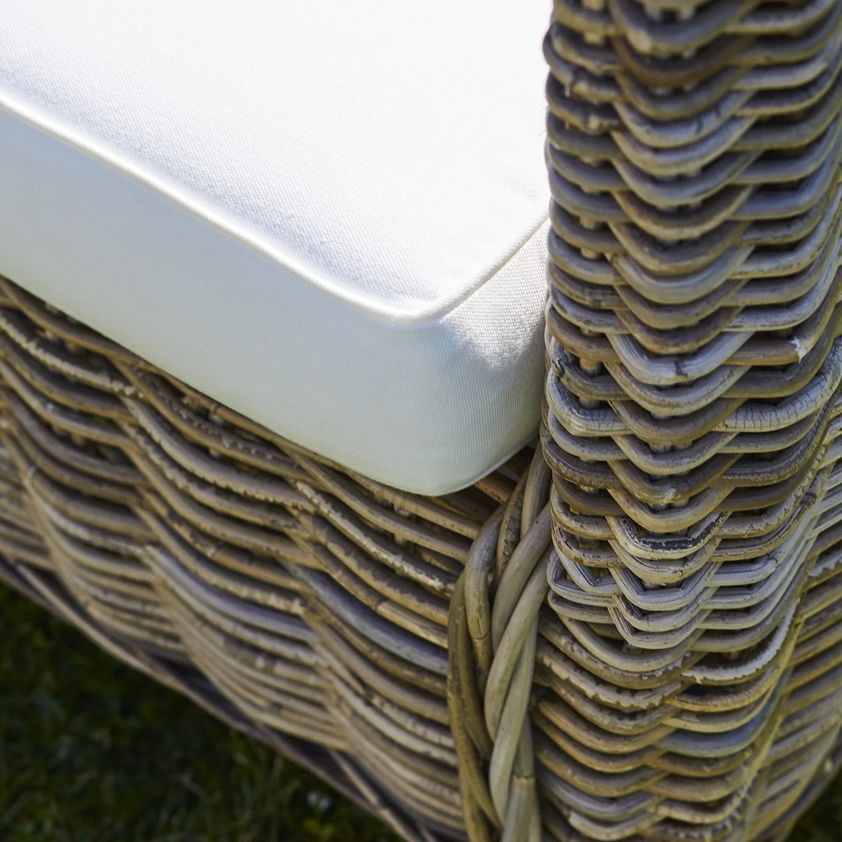 Sillón de jardín de kubu natural (lote de 2) - Image 3