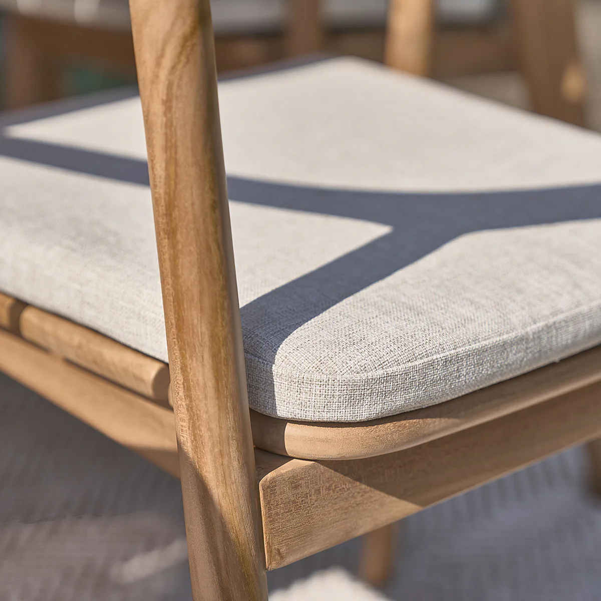 Sillón de jardín de teca maciza (lote de 2) - Image 5