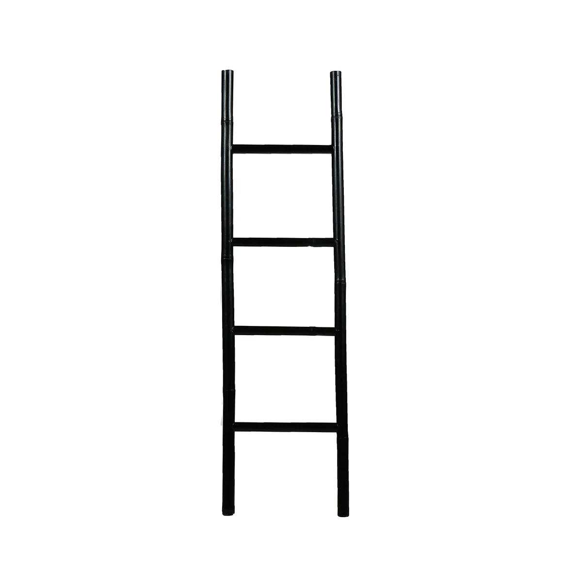Toallero escalera de bambú negro - Image 2