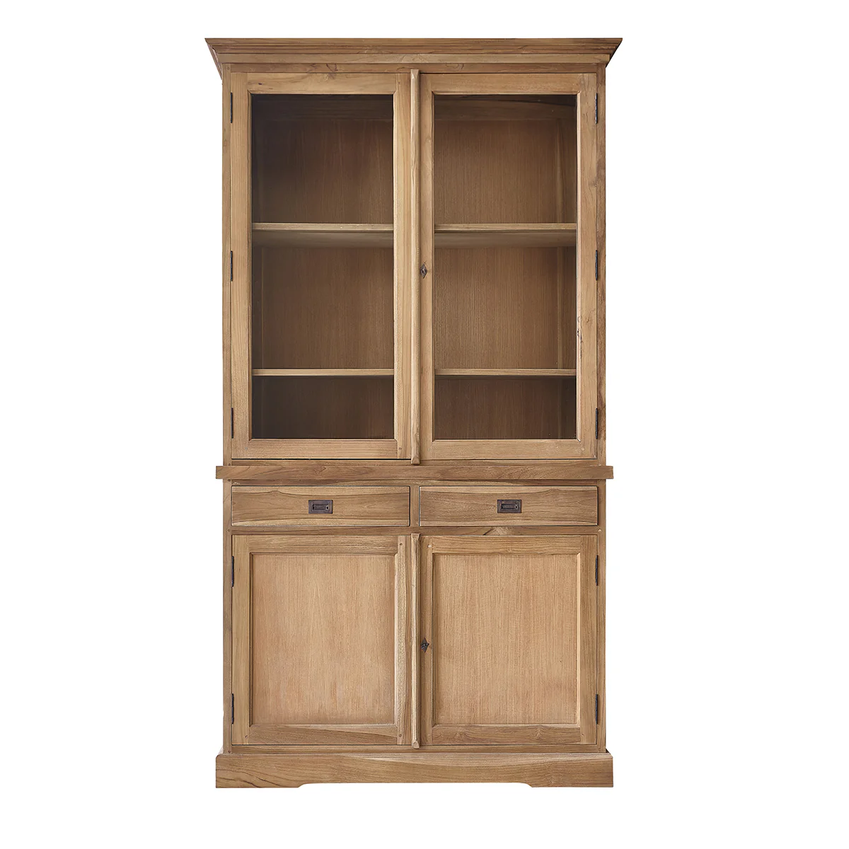 Vajillero de teca maciza 120 cm - Image 2
